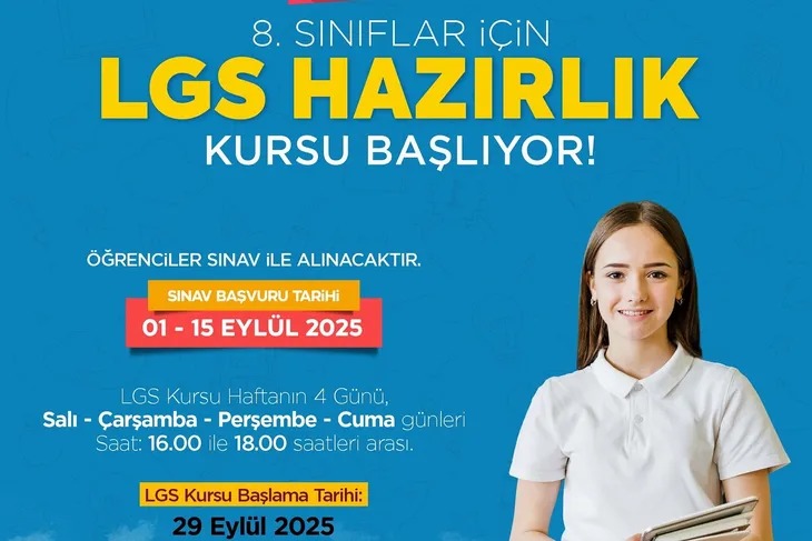 'LGS Hazırlık Kursu’ Kayıtları 1 Eylül’de Başlıyor