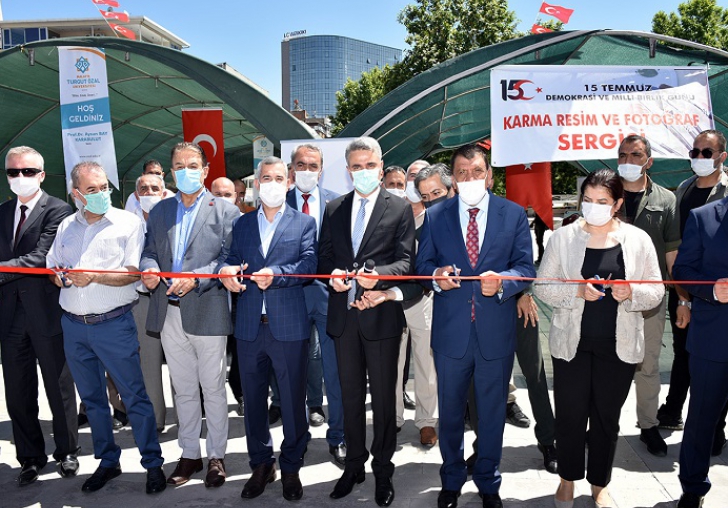 15 Temmuz Anı Defteri ve Fotoğraf Sergisi Açılışı Yapıldı