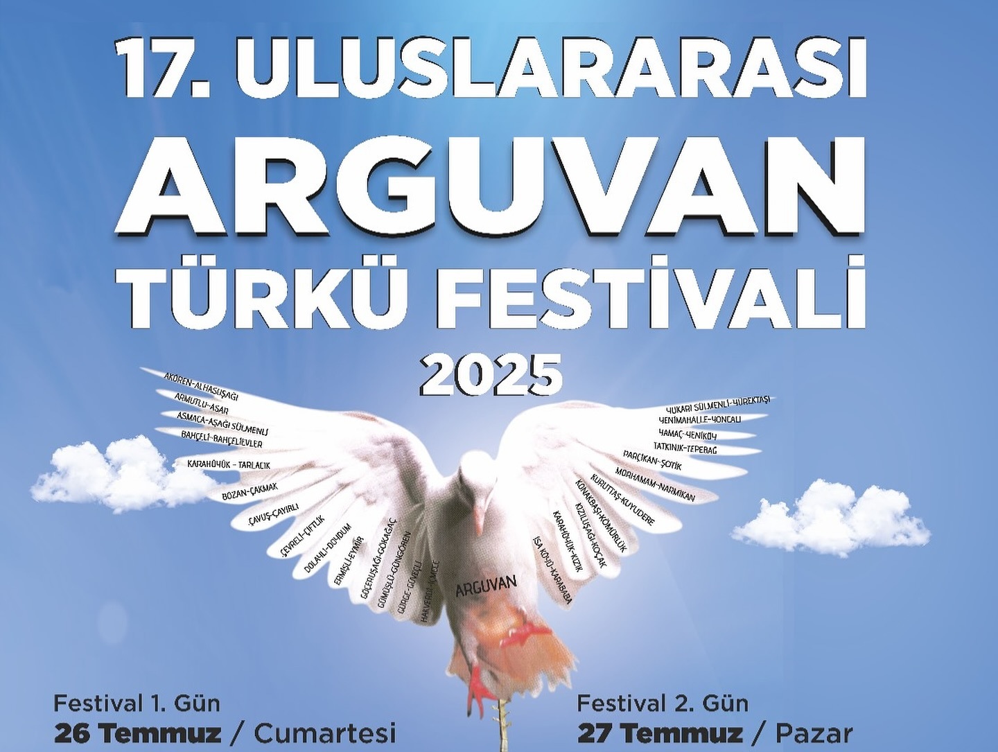 17. Arguvan Türkü Festivali Programı Belli Oldu