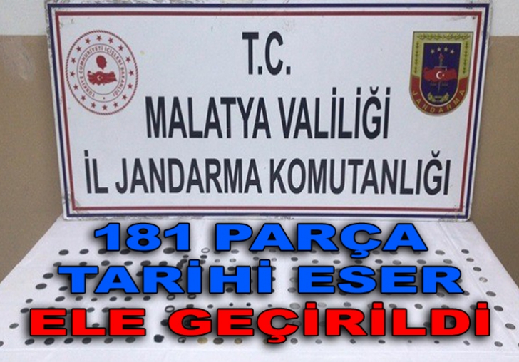 181 Parça Tarihi Eser Ele Geçirildi 