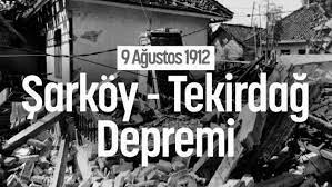 1912 Şarköy Depreminde 2 Bin 836 Kişi Öldü