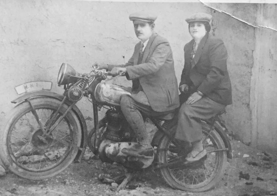 1940 Yılında Malatya'da Motosiklet