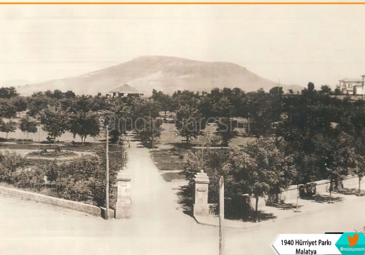 1940 Yılında Malatya İsmet Paşa Parkı 