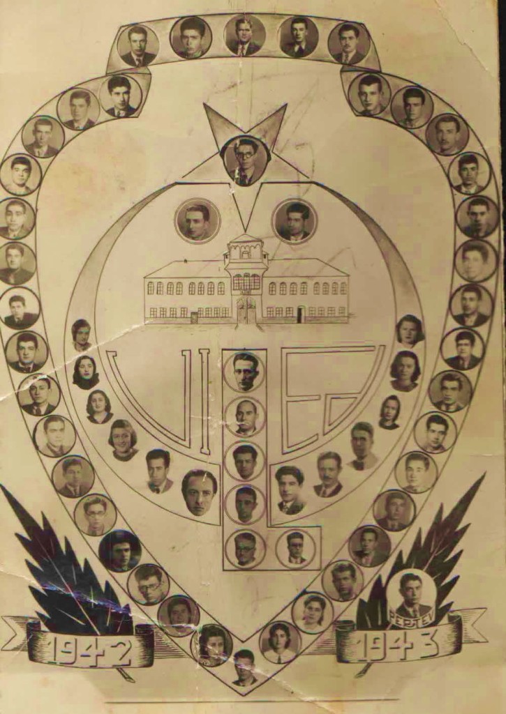 1942-43 Ders Yılı Malatya Lisesi Mezuniyet Tablosu