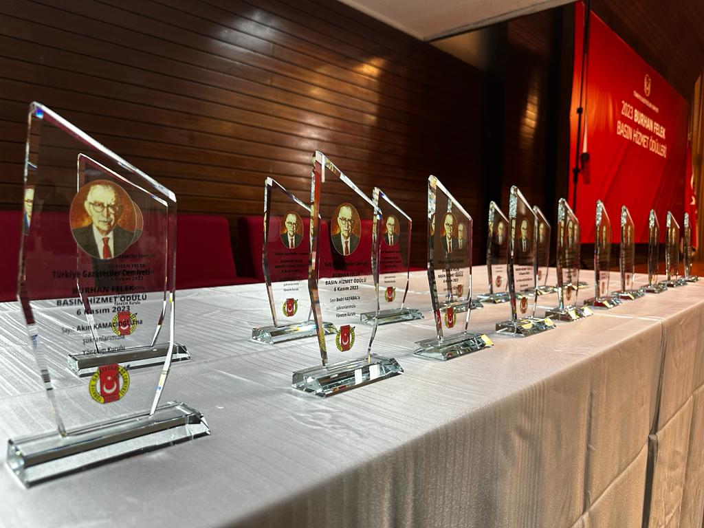 2023 Burhan Felek Basın Hizmet Ödülleri Töreni yapıldı