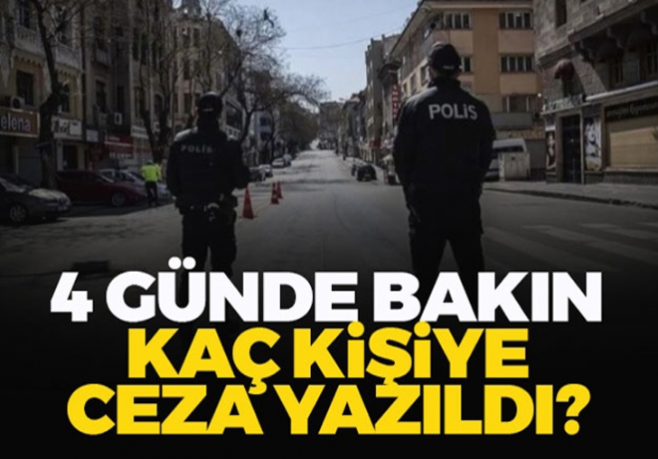 4 GÜNDE TOPLAM 47 BİN 831 KİŞİ HAKKINDA İŞLEM YAPILDI.