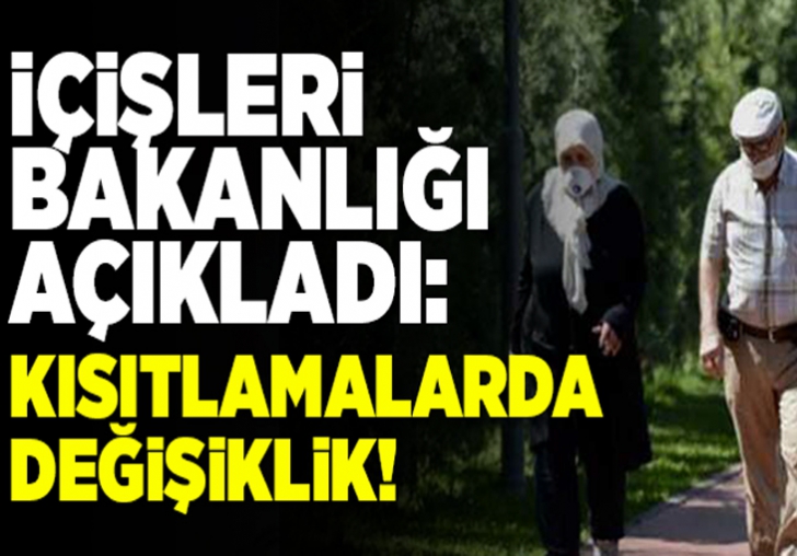 65 VE 20 YAŞ KISITLAMASINA CUMA NAMAZI İÇİN SAAT DEĞİŞİKLİĞİ YAPILDI