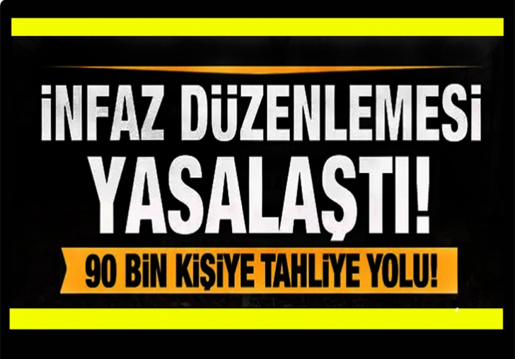 90 bin kişiye tahliye yolu açıldı...