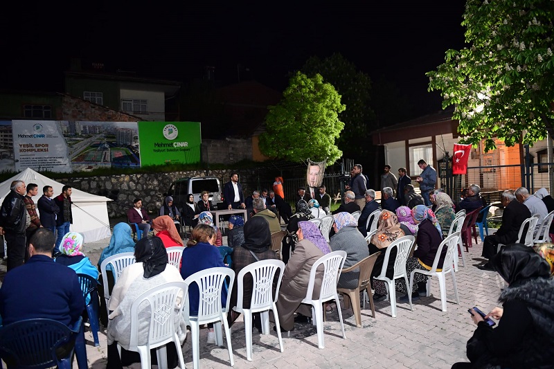 AK Parti Yeşiltepe'de Toplantılar Yaptı