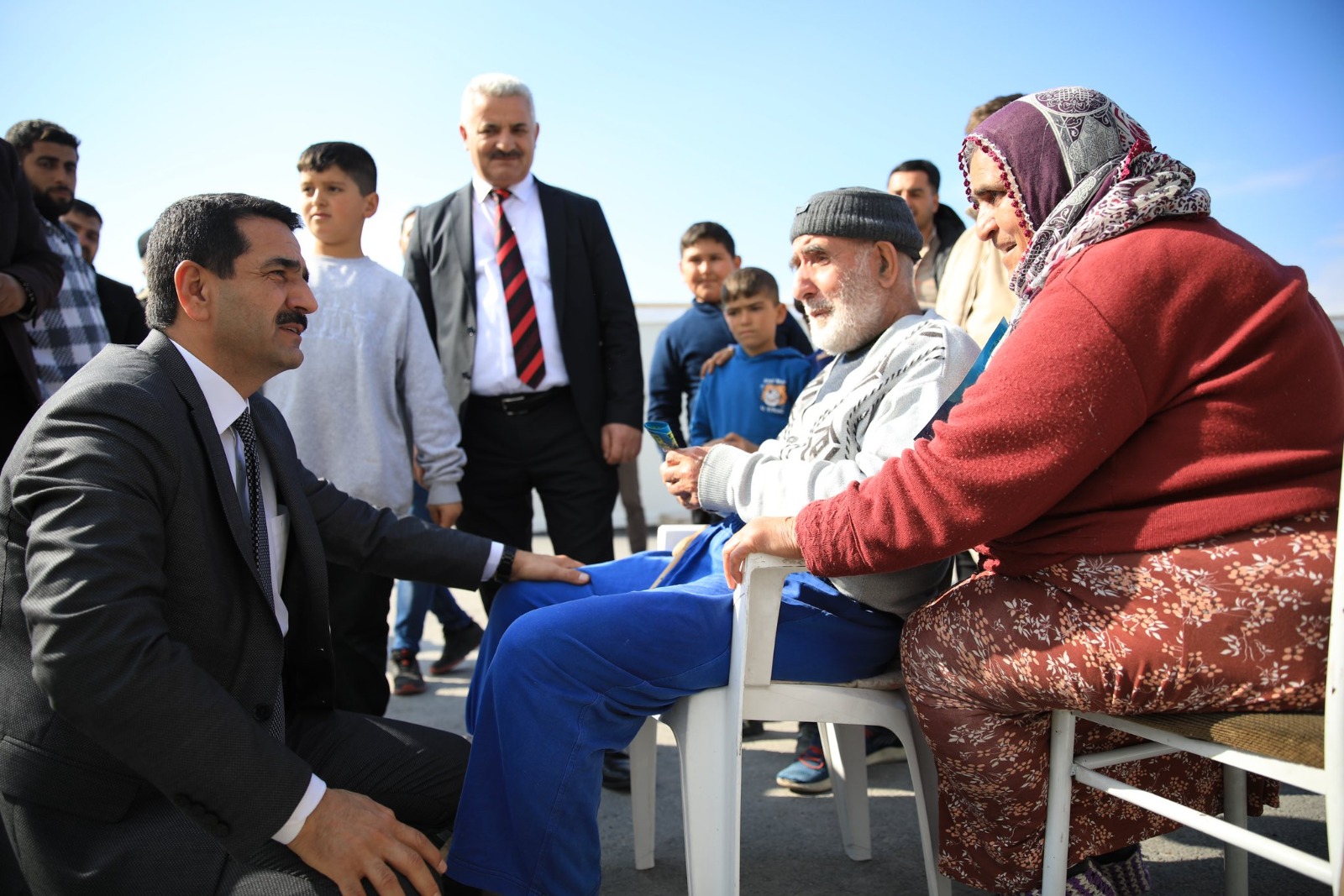 AK Partili Taşkın’dan konteyner kent ziyareti