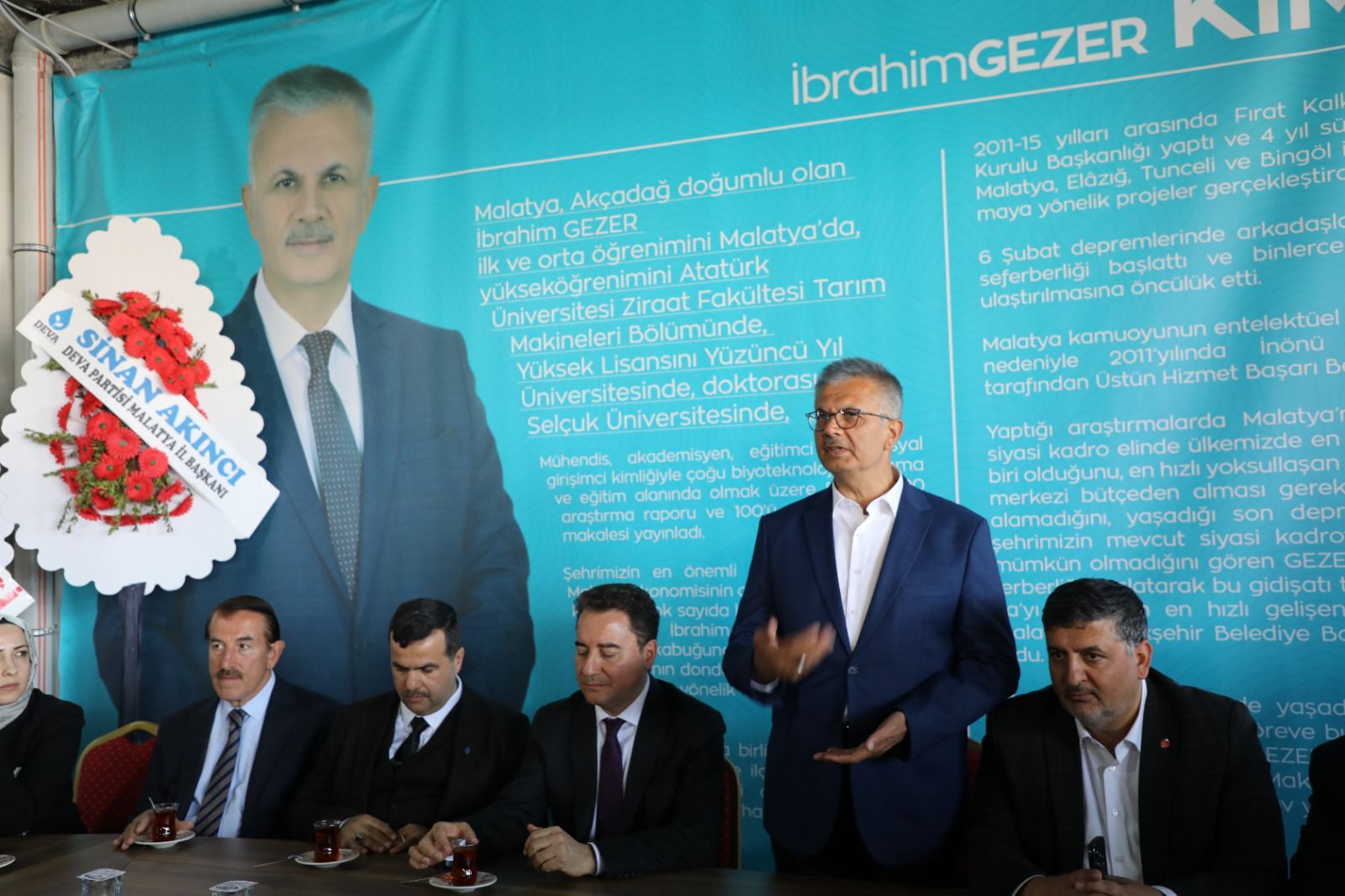 ALİ BABACAN’DAN İBRAHİM GEZER’E DESTEK ZİYARETİ