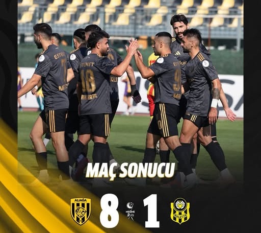 Aliağa FK, Yeni Malatyaspor'a Gol Yağdırdı: 8-1