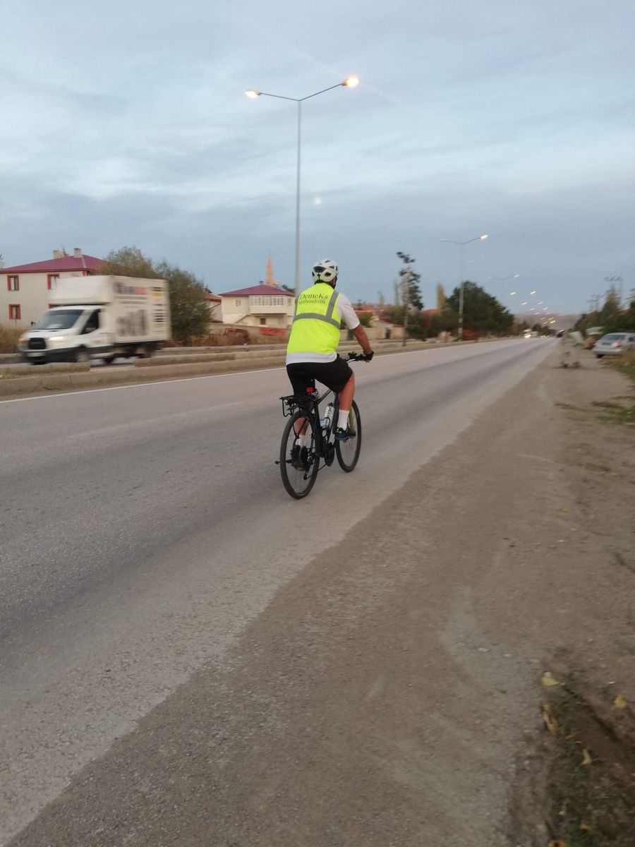 Antalya'dan Hekimhan'a bisiklet yolculuğu