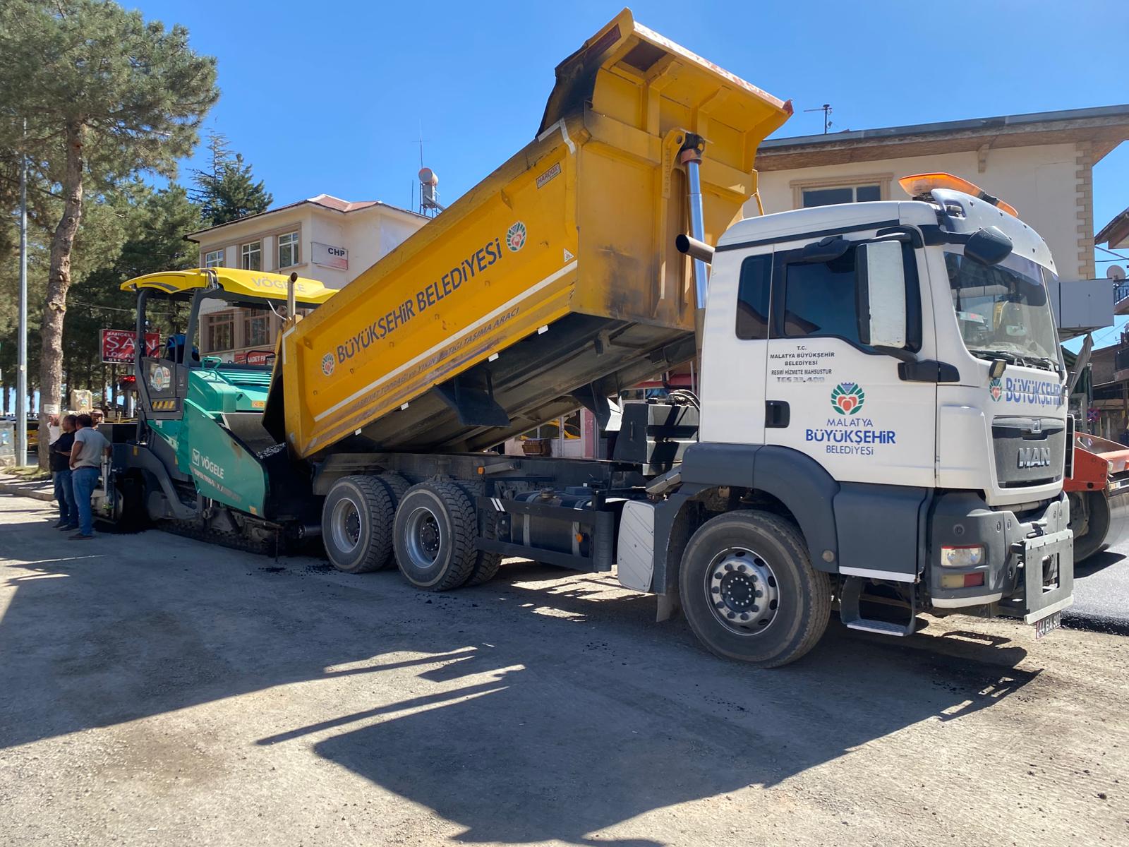 Arapgir'de Yollar Asfaltlandı