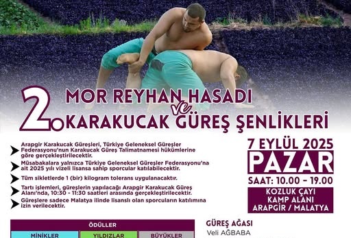 ARAPGİR 2. MOR REYHAN HASADINA HAZIRLANIYOR