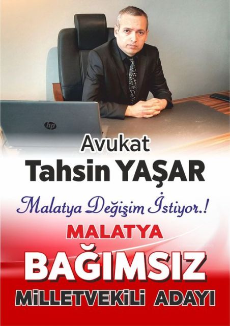 Av. Tahsin Yaşar Bağımsız Aday Oldu