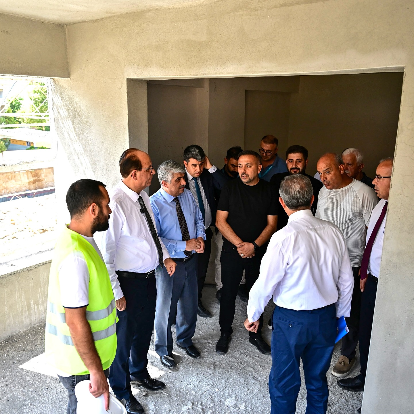 Başkan Geçit, Yeşil Yaşam Evleri İnşaatını İnceledi