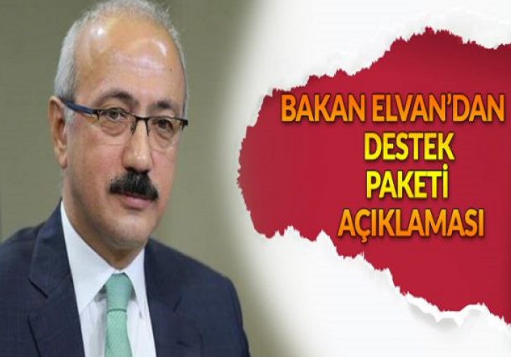 Bakan Elvan'dan, Esnafa Destek Açıklaması