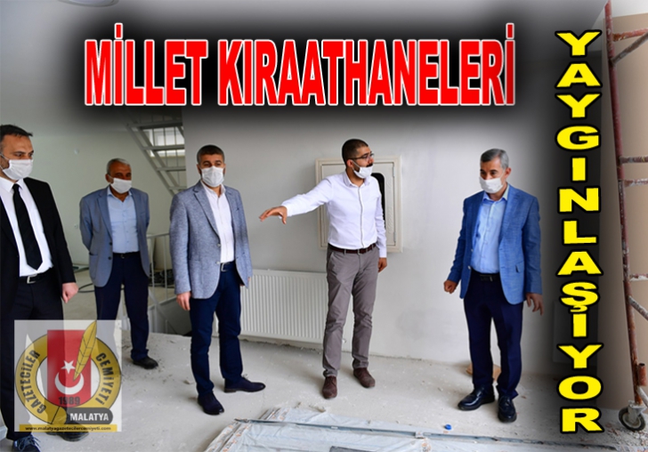 BAŞKAN ÇINAR, ÇAVUŞOĞLU MAHALLESİ MİLLET KIRAATHANESİ YAPIM İŞLERİNİ İNCELEDİ