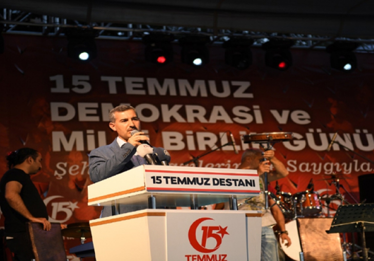 BAŞKAN ÇINARDAN 15 TEMMUZ DEMOKRASİ VE MİLLİ BİRLİK GÜNÜ MESAJI