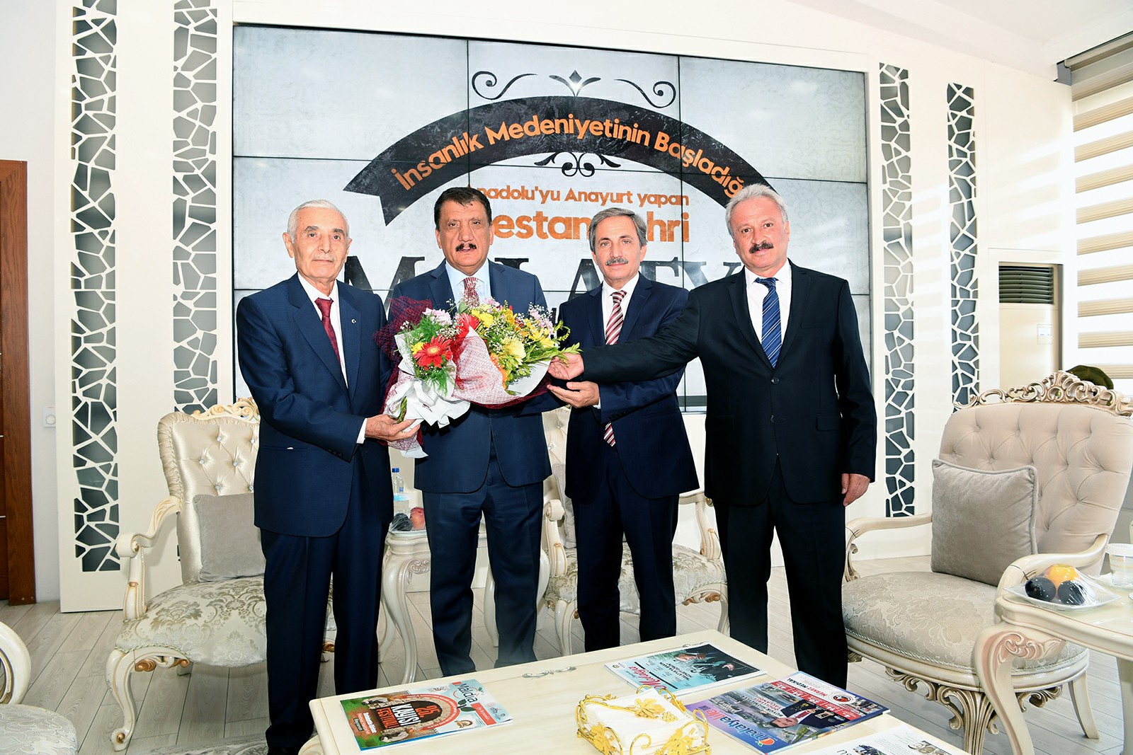 Başkan Gürkan'a Ahilik Ziyareti