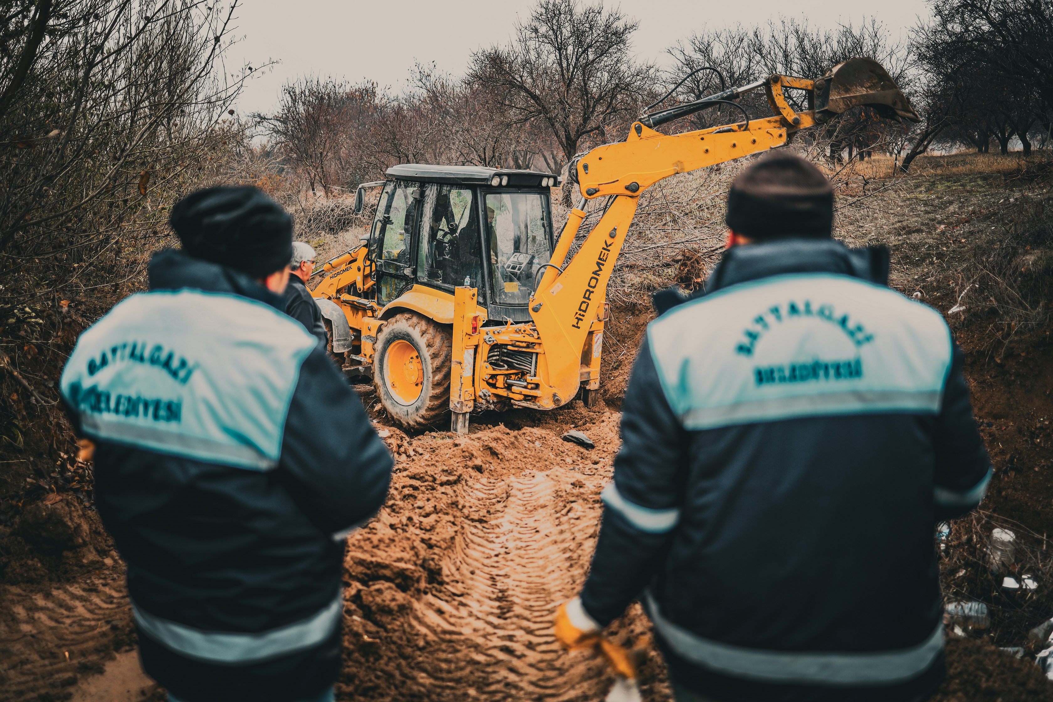 Battalgazi'de Bozulan Yollar Onarılıyor