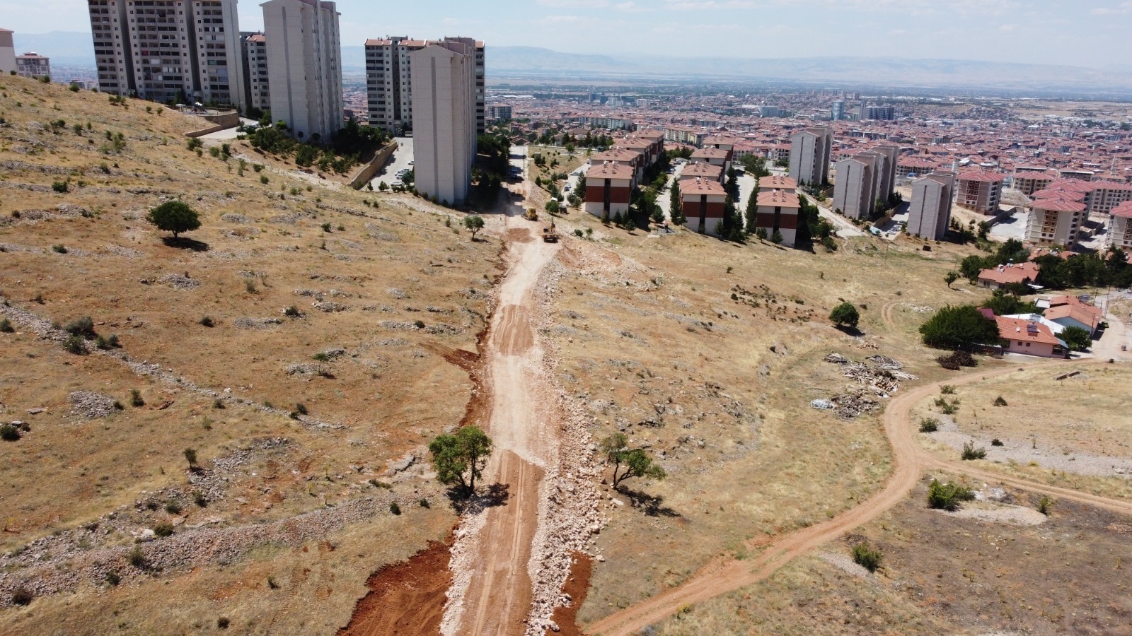 Battalgazi’de Yeni İmar Yolu Açma Çalışmaları Sürüyor