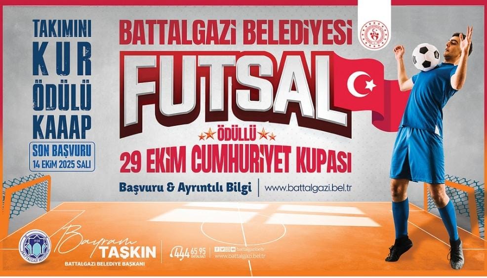 Battalgazi de Özel Futsal Turnuvası Düzenleniyor