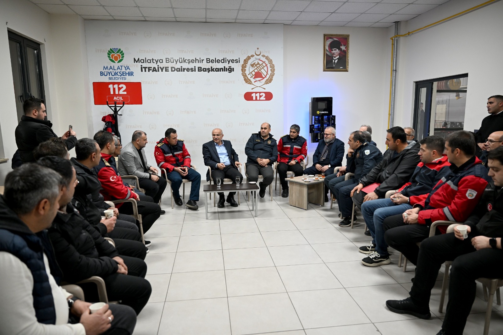 Başkan Er, İtfaiye Teşkilatını Ziyaret Etti