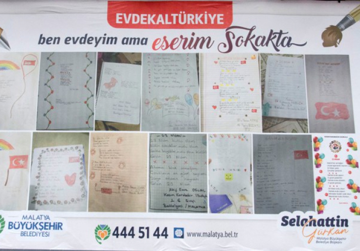 'Ben Evdeyim Ama Eserim Sokakta' Etkinliği