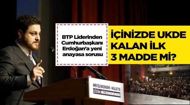 BTP Lideri Hüseyin Baş Malatya'da konuştu.