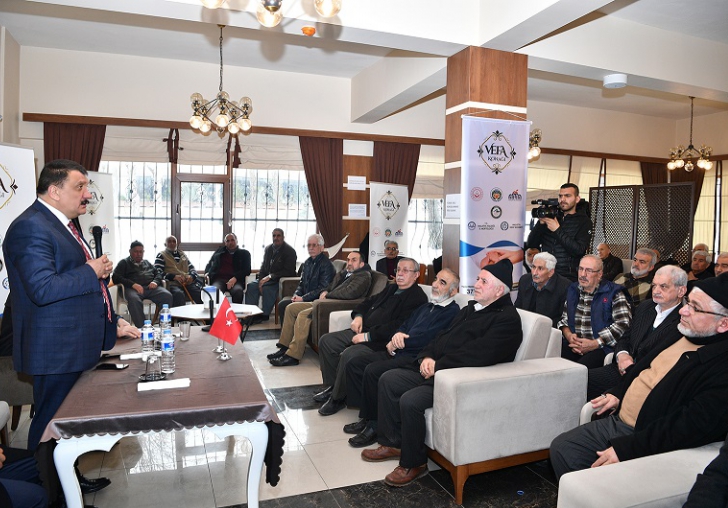 Büyükşehir Belediye Başkanı Selahattin Gürkan vefa konağını ziyaret etti
