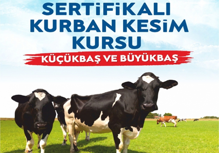 BÜYÜKŞEHİRDEN KURBAN KESİM KURSU