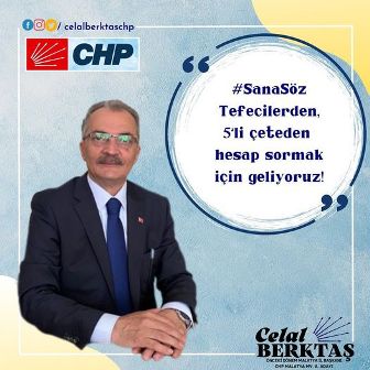 Celal Berktaş CHP'den Aday Adayı Oldu