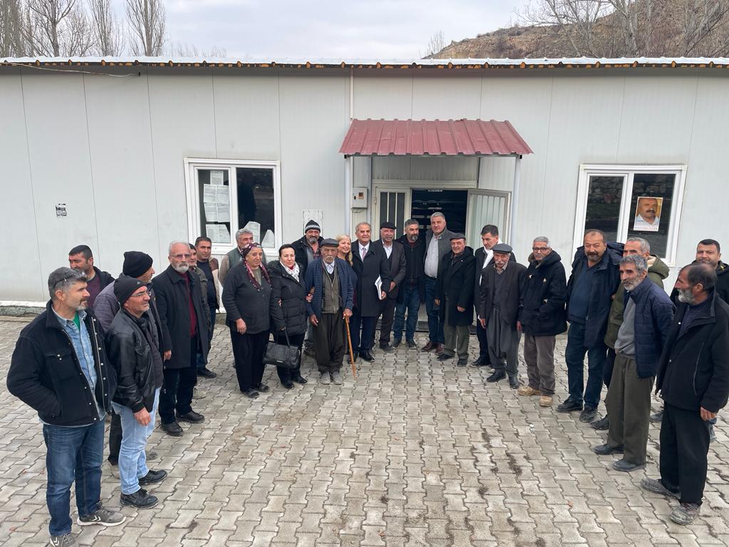 CHP Adayı Dr. Şahin Kürecik Köylerini Ziyaret Etti