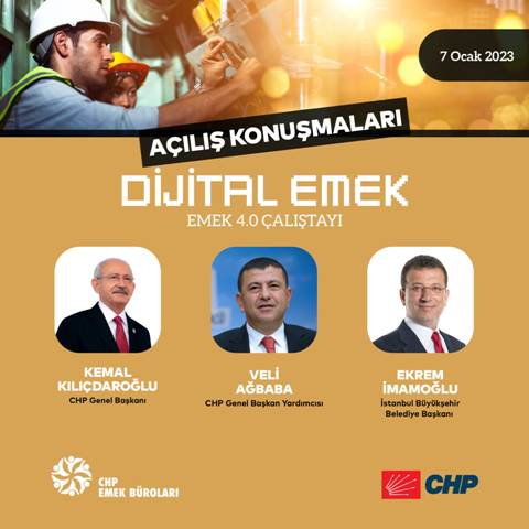 CHP’den Dijital Emek, Emek 4.0 Çalıştayı