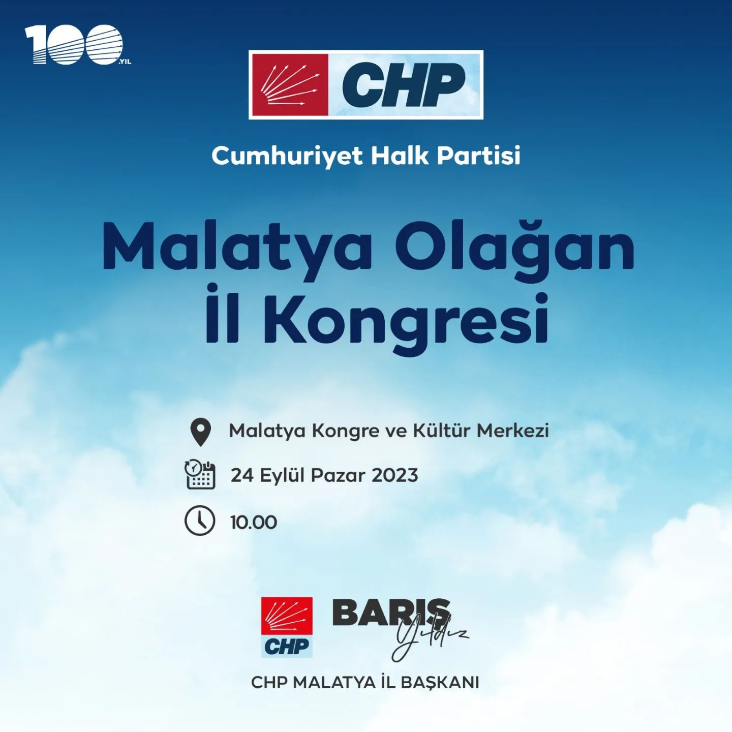 CHP Malatya İl Kongresi 24 Eylül'e Ertelendi