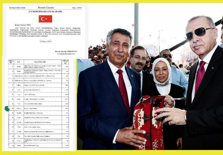 Cumhurbaşkanı Erdoğandan Yazıhana Sulama Müjdesi