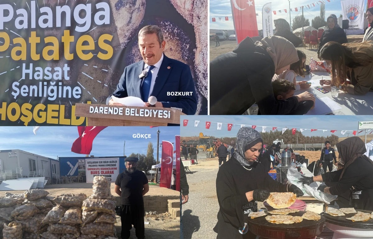 Darende'de Patates Şenliği Yapıldı
