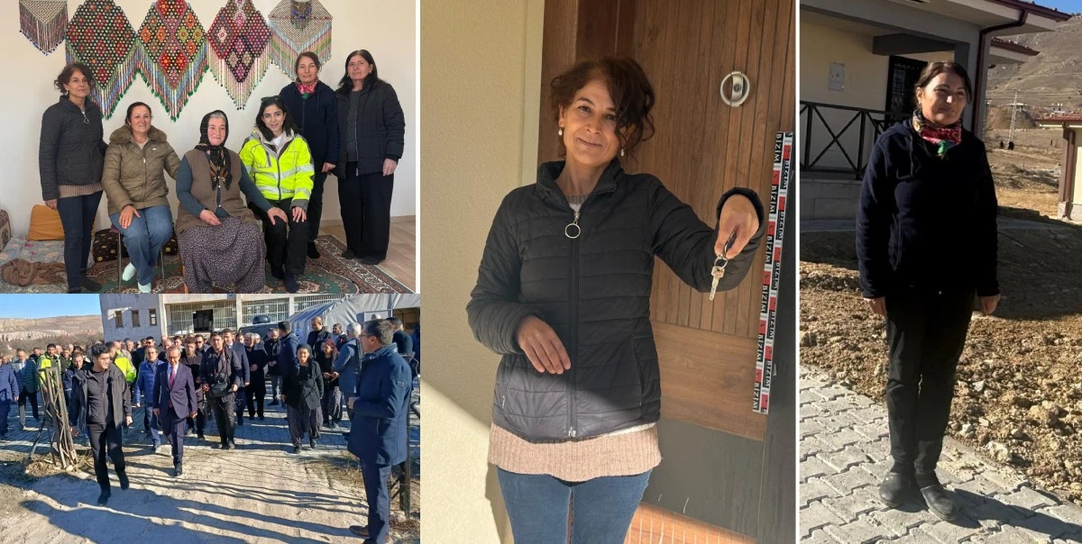 Darende Ağılbaşı'nda Konutlar Teslim Edildi