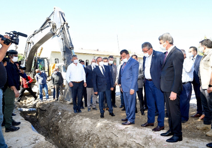 Darende Aşağıulupınar'da içme suyu isale hattı yenileniyor