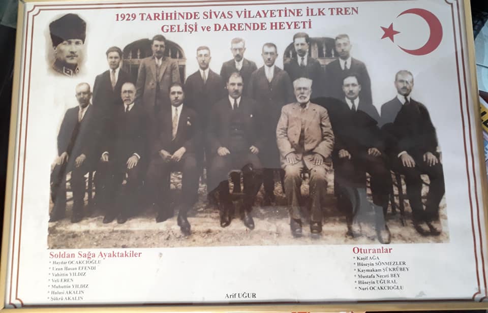 Darende Heyeti 1929'da İlk Tren İçin Sivas'ta...