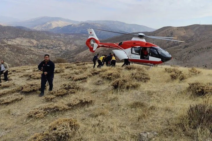 Doğanşehir'de Odun Keserken Uçuruma Yuvarlandı