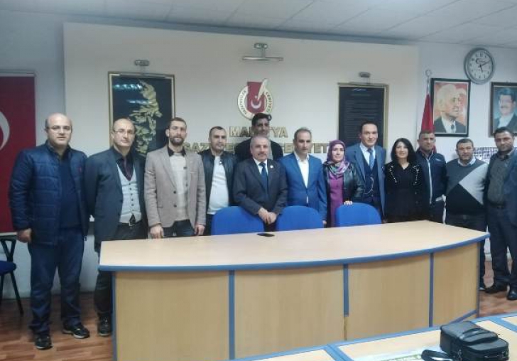 Doğu Anadolu Büyük Aile Federasyonu;  Malatya Gazeteciler Cemiyetini ziyaret etti.