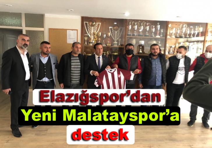 Elazığspordan Yeni Malatayspora destek ziyareti