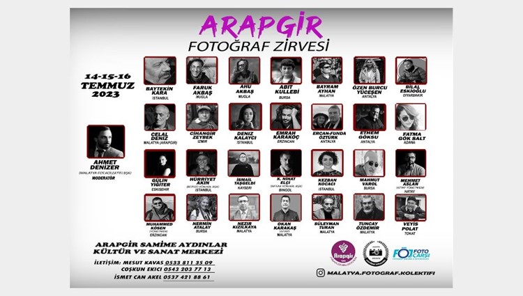 FOTOĞRAFÇILAR ARAPGİR'DE BULUŞUYOR