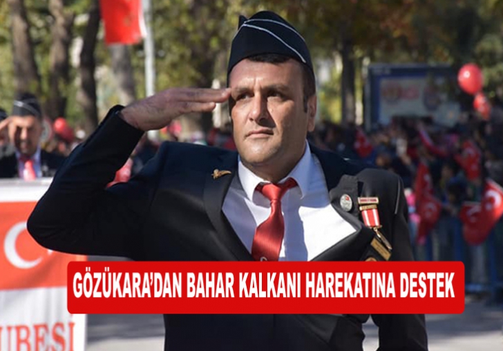 GÖZÜKARADAN BAHAR KALKANI HAREKATINA DESTEK