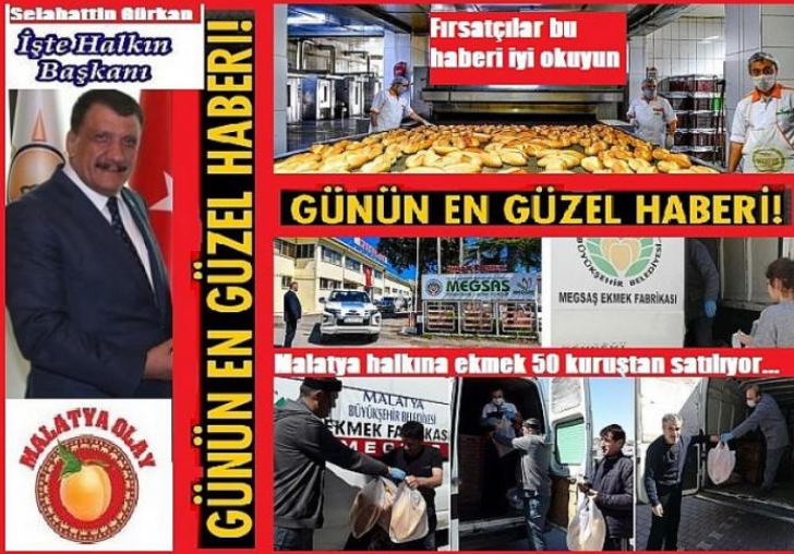 Gürkan; Belediye ekmeğinin fiyatını 50 kuruşa indirdi
