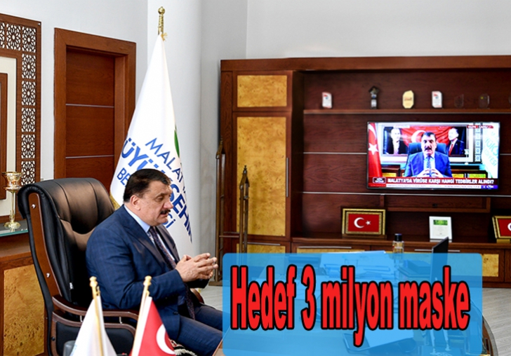  Hedef 3 milyon maske