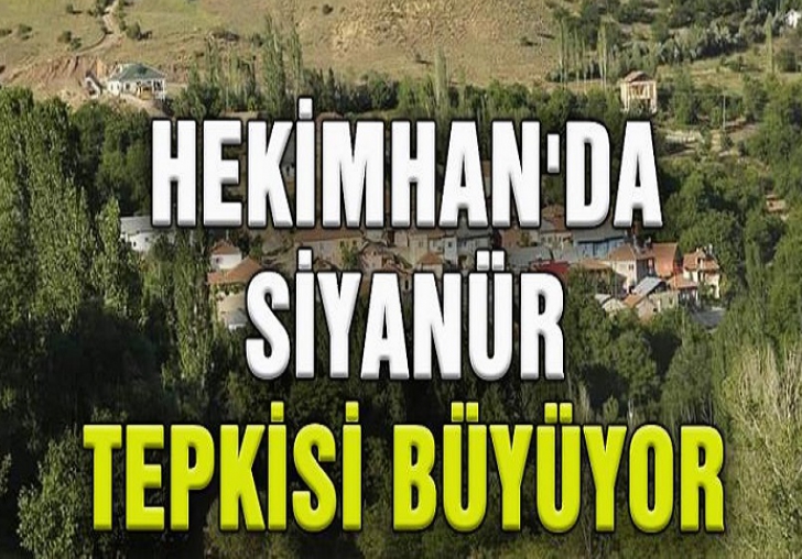 Hekimhan'da Siyanürle Altın Madeni Aranmasına Tepkisi Büyüyor